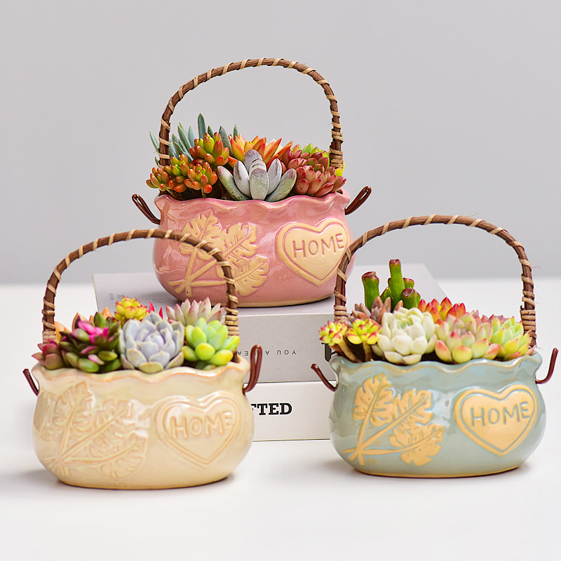 Snake Plant Ceramic - Vaso per Piante Grasse in Ceramica