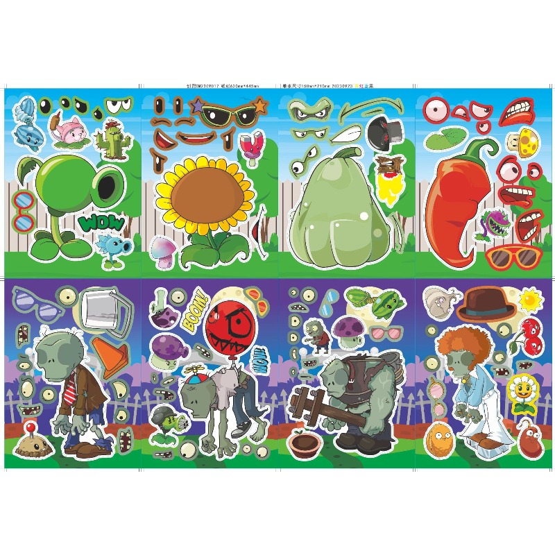 Adesivi Puzzle Anime Cartoon C - Plant Parent Vs Planta recensione e prezzo