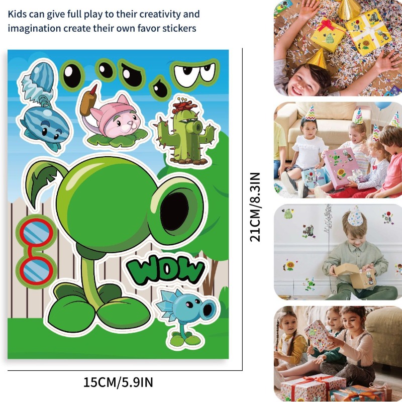 Adesivi Puzzle Anime Cartoon C - Plant Parent Vs Planta recensione e prezzo